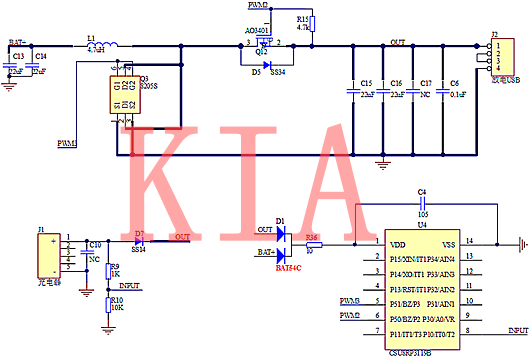 移動電源系統(tǒng)中MOS管和肖特基二極管怎么選？-KIA MOS管