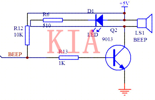 蜂鳴器驅(qū)動電路圖