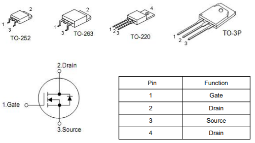 鋰電池保護(hù)板,?85v100aMOS管,KNB3208A場(chǎng)效應(yīng)管?參數(shù)-KIA MOS管