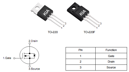 適配器充電器mos管,500V13A高壓mos管,KNX6450B-KIA MOS管