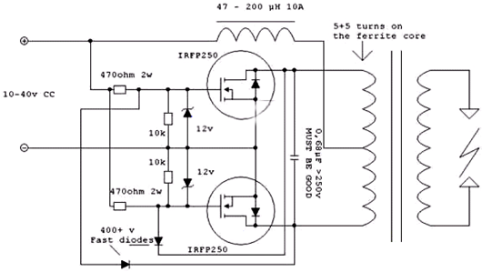 場效應(yīng)管逆變器,場效應(yīng)管制作逆變器電路圖-KIA MOS管