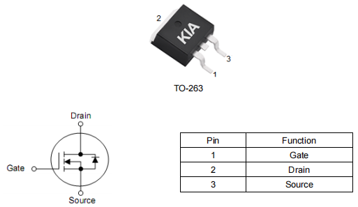 bms專用mos,2803mos管,30v150a,KNB2803S場效應(yīng)管參數(shù)-KIA MOS管