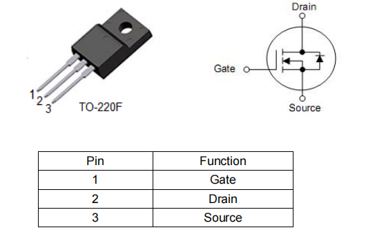 電機(jī)驅(qū)動mos,800vmos,?10a800v,KNF6180B場效應(yīng)管參數(shù)-KIA MOS管